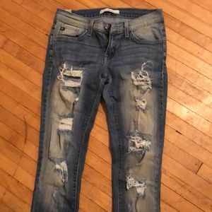 Kancan Skinny destroyed jeans